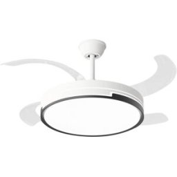 Purline Ventilador de techo retráctil con luz led y temporizador