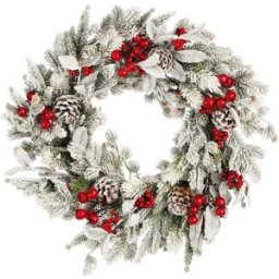 House of Seasons Corona decorativa belfort verde h11xb50xl50cm