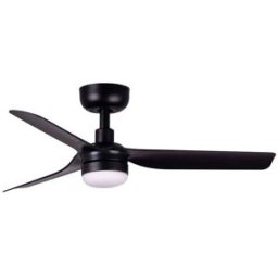 FARO BARCELONA Ventilador con luz abs negro mate 90x90x26.3 cm