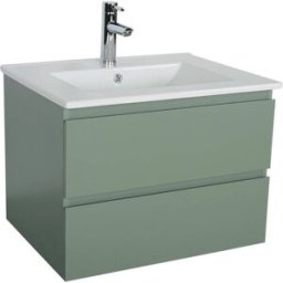 Mob In Conjunto de lavabo con encimera de cerámica y grifo 60cm
