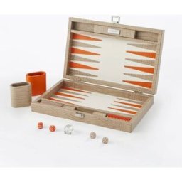 Premium Interiors Backgammon - nivel medio cuero beige arena