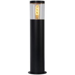 Lucide Lámpara baliza de acero 1xe27, negro