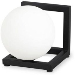 Ideal Lux Lámpara de mesa negra An. 120 x Al. 120 x Pr. 120 mm