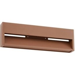 Lucande Lámpara de pared led exterior de aluminio marrón