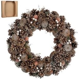 House of Seasons Corona decorativa melocotón h10xb50xl50cm