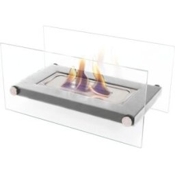 Purline Chimenea de etanol de sobremesa en acero inox