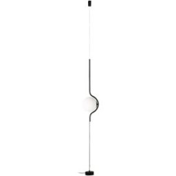FARO BARCELONA Pie de salón acero negro mate 14x14x150 cm
