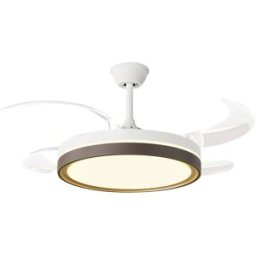 Purline Ventilador de techo retráctil con luz led y temporizador