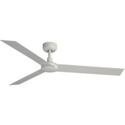 FARO BARCELONA Ventilador sin luz aluminio blanco mate 160x160x23.2 cm