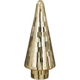 House of Seasons Árbol de navidad decorativo oro h41xb18xl18cm