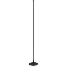 Ideal Lux Lámpara de pie de metal negro con difusor led de policarbonato
