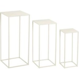 Mica Decorations Mesa auxiliar quinty blanco roto h70xb30xl30cm