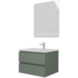 Mob In Conjunto mueble lavabo 60 cm + grifo + espejo