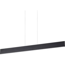 Ideal Lux Lámpara suspensión negra 1025x330-1200x15mm