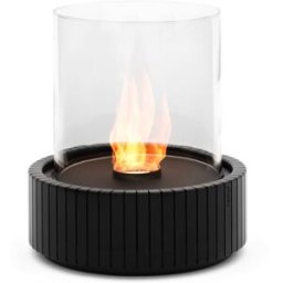 Planika Chimenea de sobremesa lotus commerce de bioetanol y vidrio cilíndrico