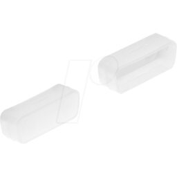 DELOCK 67123 - Cubierta protectora para D-Sub 15 hembra 2 piezas en transparent