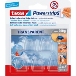 TESA 58900 - Ganchos Deco TESA® Powerstrips®, 5 piezas