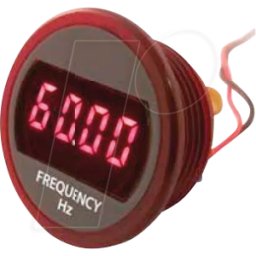 MURATA POWER SOLUTIONS DMR201FMRC - Medidor de panel LCD, medidor de frecuencia de red, rojo, 45 - 6
