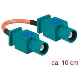 DELOCK 89663 - Cable HF, enchufe FAKRA Z > enchufe FAKRA Z, 10cm