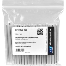 EFB-ELEKTRONIK EFB 5310060-100 - Protección de empalme, transparente, 60 mm, 100 piezas