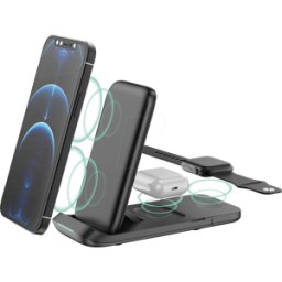 FONTASTIC 260889 - Cargador inalámbrico, 15 W, 3in1