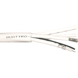 SYTRONIC SAT QUATTRO-50 - Cable coaxial SAT, Quattro, Ø 13,75 mm, 90 dB, 50 m.
