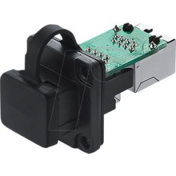 GOOD CONNECTIONS GC IC06-R202 - Conector RJ45 + placa PCB RJ45 hembra a ambos lados