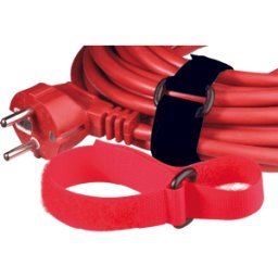 FREI KLETTBAND 400 SW - Cinta de velcro con eslinga, 400 x 30 mm, negro