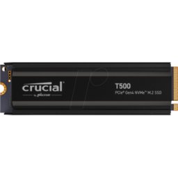 CT4000T500SSD5 - CRUCIAL T500 PCIe 4,0 NVMe M.2 SSD, disipador térmico, 4 TB