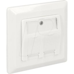 DELOCK 86202 - Caja de conexión Keystone de 2 puertos