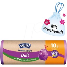 SWIRL 7239 - Bolsa de basura de Swirl, fragancia, 14 uds., 10 litros