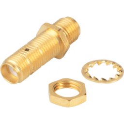 RADIALL R 125 720 - Adaptador de montaje en panel SMA, hembra a hembra