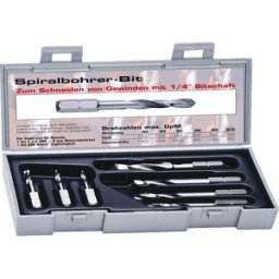EXACT BOHRER 6-2-8MM - Juego de brocas de acero, HSS, 8 unidades, punta hexagonal