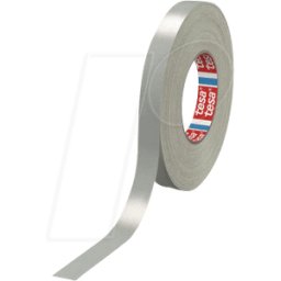 TESA 04651GR-19 - Cinta de tela tesaband® Premium, tejido abierto, 19 mm, gris