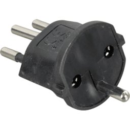 STEFFEN CH FIX 2 - Adaptador fijo, enchufe CH L + N + PE