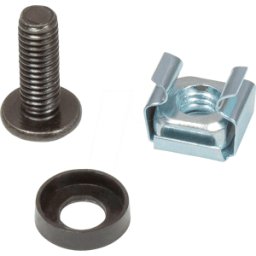 GOOD CONNECTIONS GC N0050 - Juego de fijación M6, tornillos 20 mm, juego de 20, negro