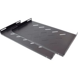 GOOD CONNECTIONS GC N0086 - Balda de 19" profundidad de montaje 270 mm, juego de 2, negro in