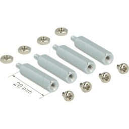 DELOCK RPI MOUNTINGKIT2 - Raspberry Pi, juego de pernos distanciadores, 20 mm