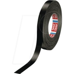 TESA 04651SW-60 - Cinta de tela tesaband® Premium, tejido abierto, 60 mm, negro