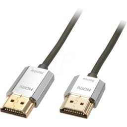 LINDY 41676 - Cable HDMI: Línea Chromo, Slim, 4K60Hz, 4,5 m