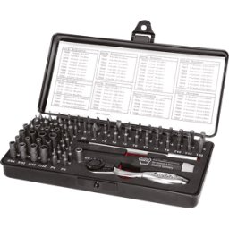 WIHA 39971 - Juego de puntas DES, surtido, 65 piezas