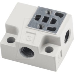SMC PNEUMATIK V100-74-1 - Placa de conexión individual para válvulas magnéti