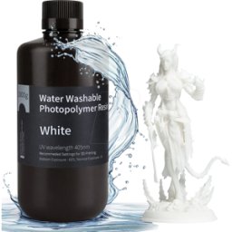 ELEGOO WWR WS - Impresión 3D, resina, soluble en agua, blanco, 1 kg