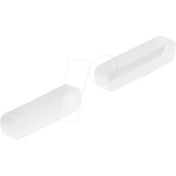 DELOCK 67124 - Cubierta protectora para D-Sub 25 macho 2 piezas en transparente