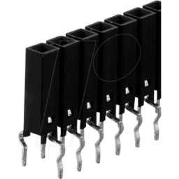 FISCHER ELEKTRONIK FIS BL11 254 36S - conector hembra 2,54mm, 1x36, separable, chapado en oro selectiv
