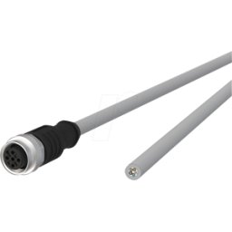 METZ CONNECT MC 142MJA20050 - Cable de sensor, M12, 5 polos, KU > extremo abierto, 5 m