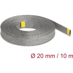 DELOCK 20940 - Funda trenzada para protección EMI estirable 10 m x 20 mm