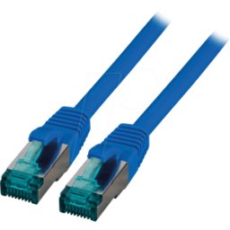 EFB-ELEKTRONIK EFB MK60013BL - Cable de interconexiones S/FTP, Cat.6a, 3 m, azul