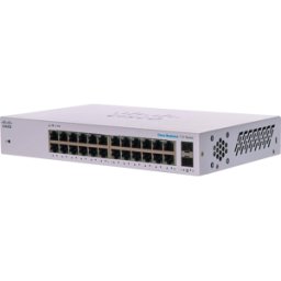 CISCO CBS110-24T - Switch, 24 puertos, Gigabit Ethernet, RJ45/SFP