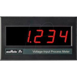 MURATA POWER SOLUTIONS DMS01AMRS12C - LCD panel meter, ammeter, red, 1 - 1200 A DC